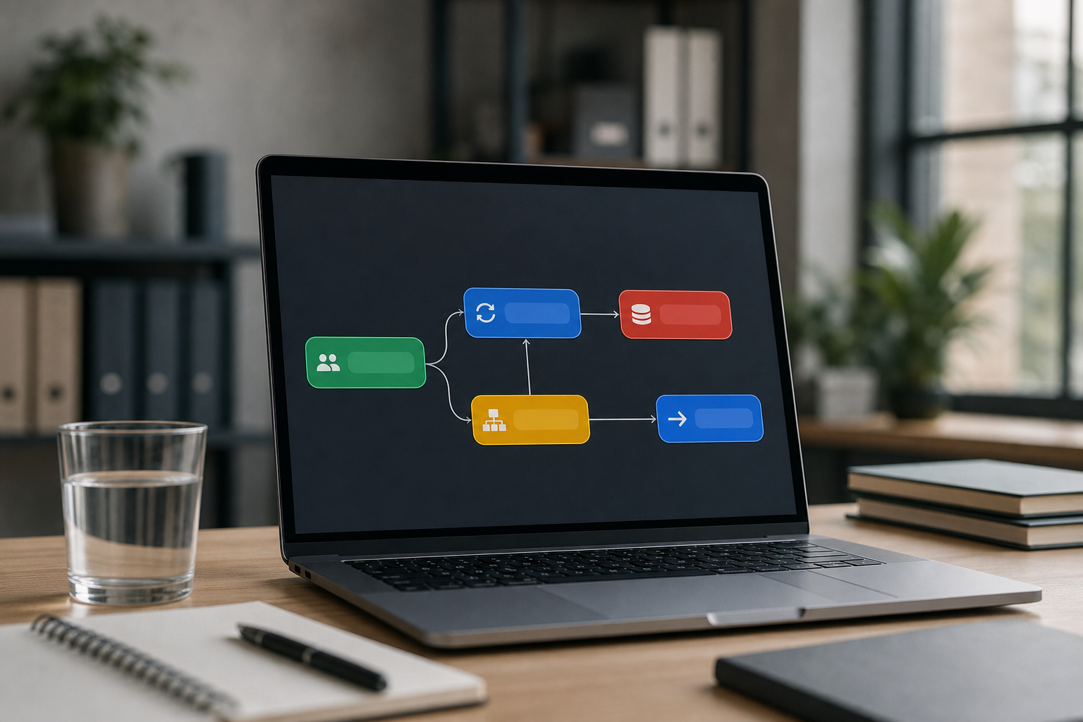 Agency chatbot discovery workflow showing a viability screen with source materials, handoff paths, and next-step signals.