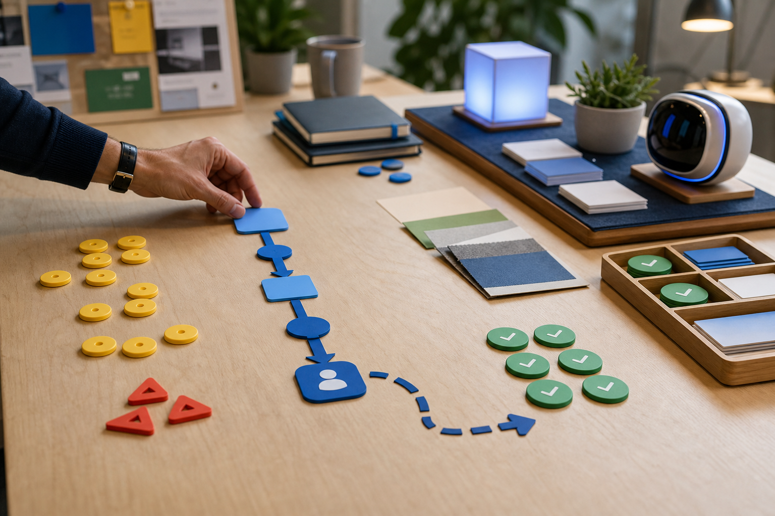 Starter visitor workflow revealing repeated questions before becoming a branded assistant retainer.