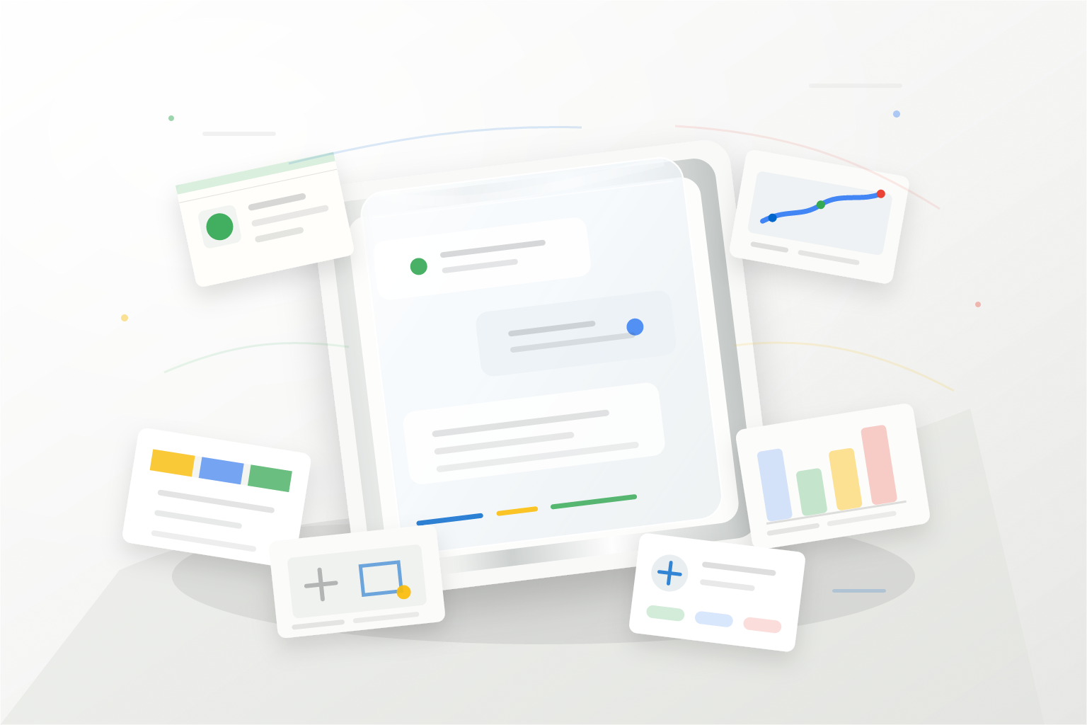 A branded chatbot evaluation workbench with evidence cards sorted into clear platform-fit decisions.